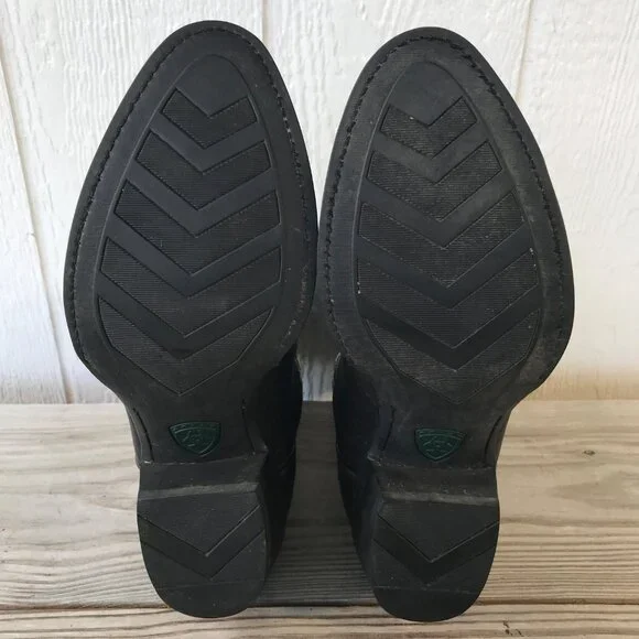 Ariat Buckstitch Bull Shoulder Mens Black Cowboy Western Boots 10.5 D 37423 - Picture 7 of 13